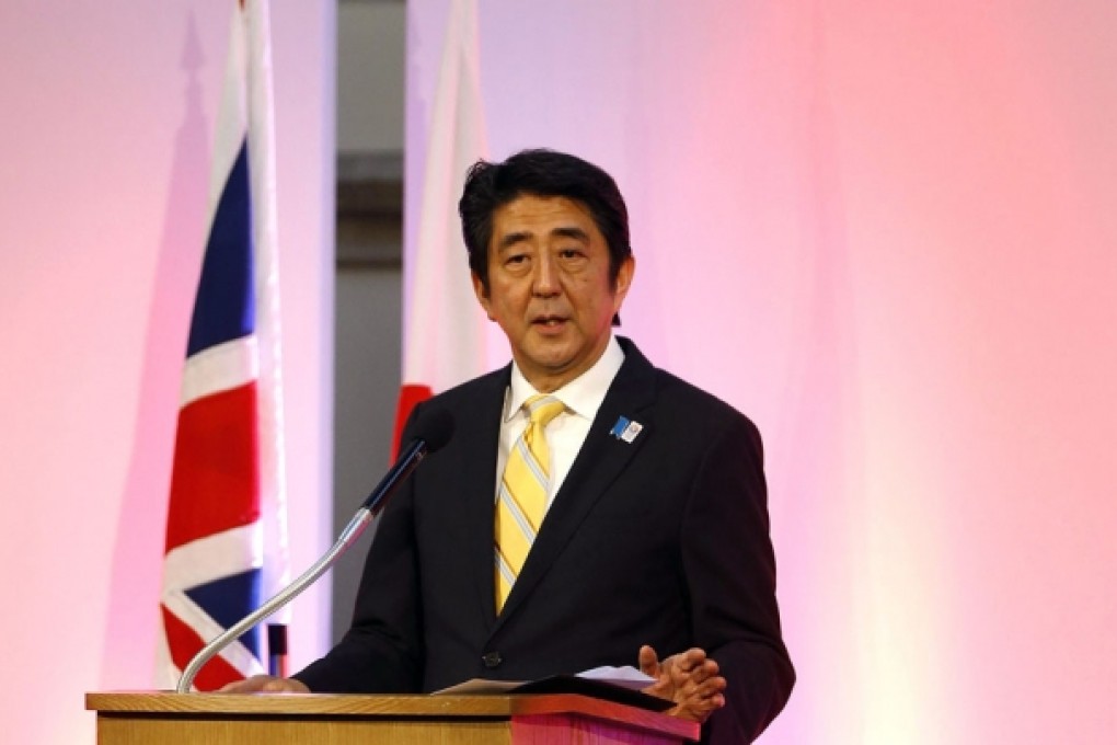 Japan's Prime Minister Shinzo Abe. Photo: Reuters