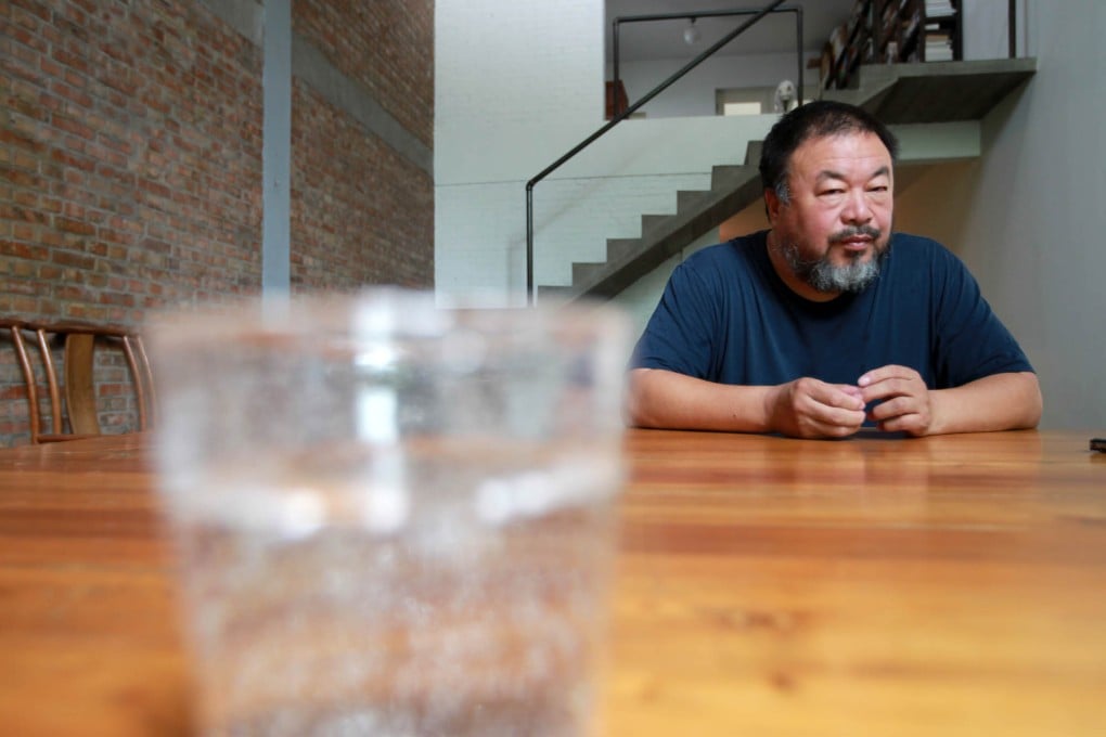 Ai Weiwei in his studio in Beijing on June 21, 2013. Photo: SCMP/Simon Song