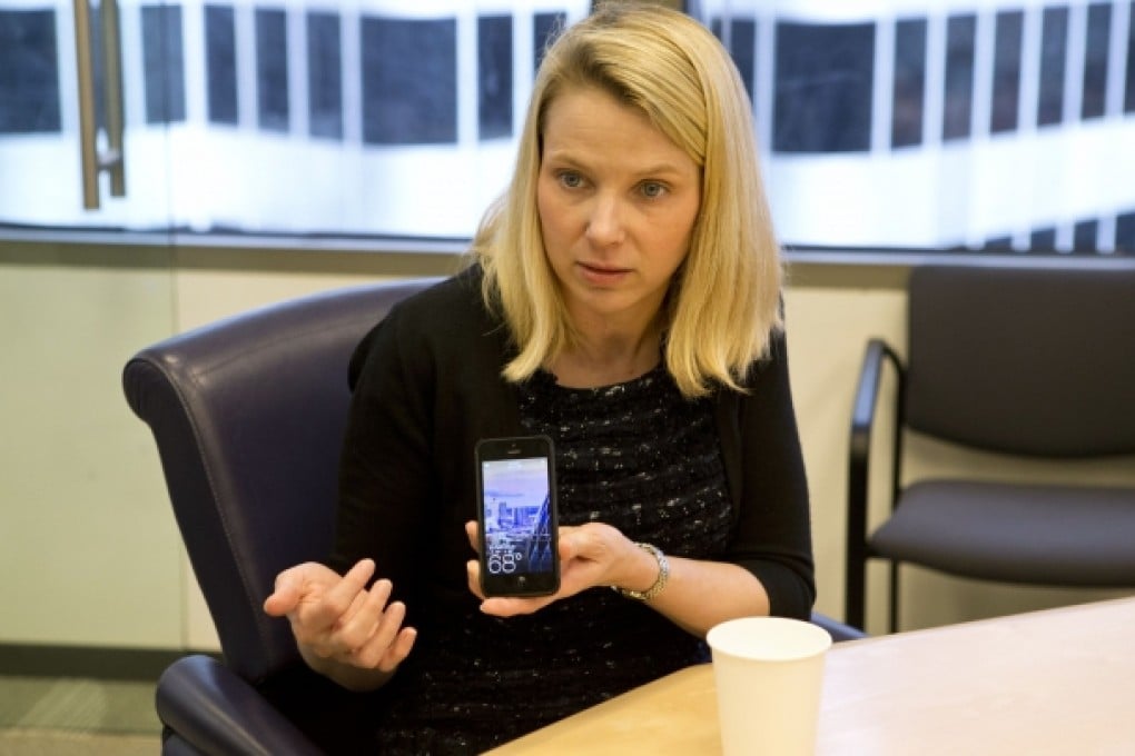 Yahoo's stock has surged since Marissa Mayer joined. Photo: Reuters