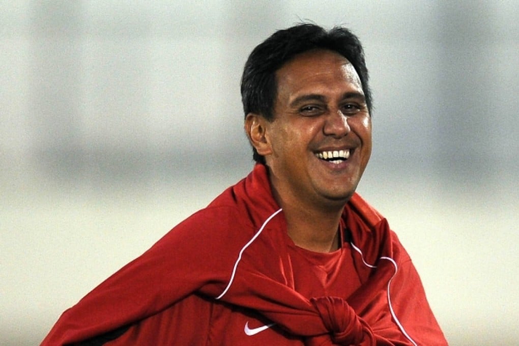 Tahiti's national team coach Eddy Etaeta. Photo: AFP