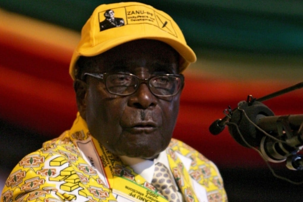 Edward Chindori-Chininga is a lawmaker for President Robert Mugabe's (in picture) Zimbabwe African National Union-Patriotic Front. Photo: AFP