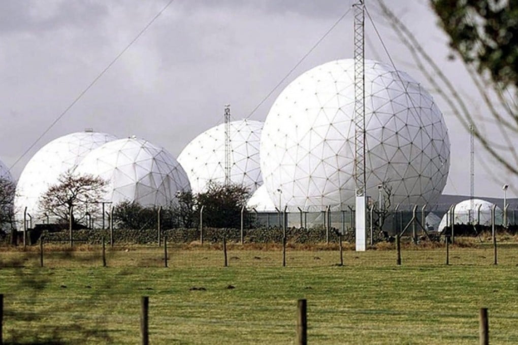 The NSA station at Menwith Hill in northern England intercepts satellite data, but more capacity to monitor the web was needed. Photo: EPA