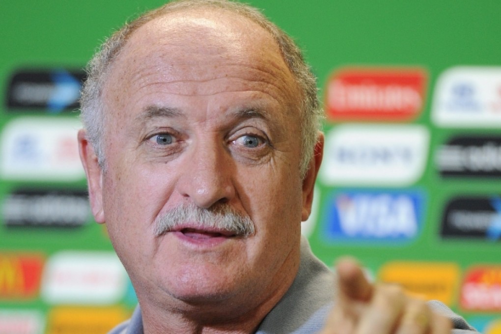Brazil's coach Luiz Felipe Scolari. Photo: EPA