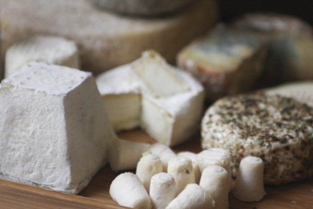 A selection of cheeses made by French-trained cheesemaker Liu Yang, founder of Le Fromager de Peking.