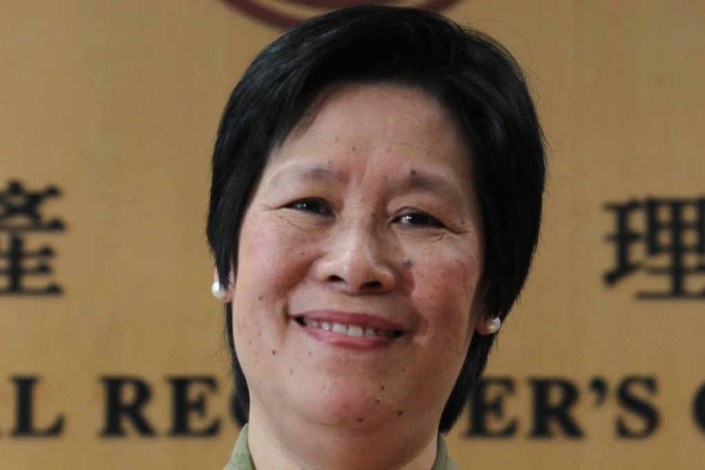 Teresa Wong says a law on corporate rescue will fill a legal gap in Hong Kong. Photo Edmond So