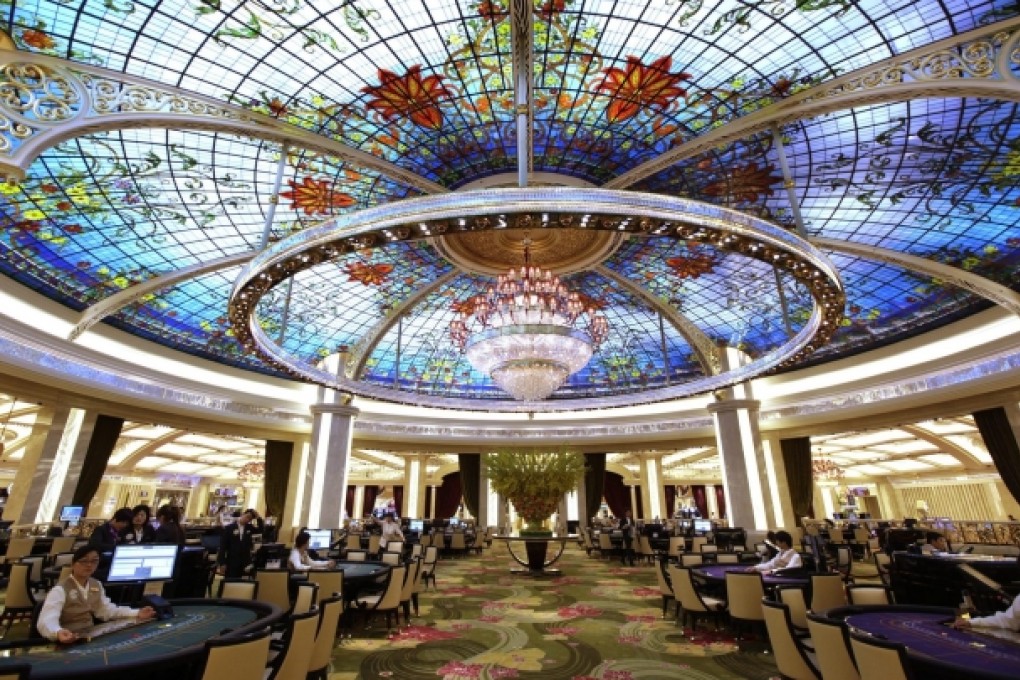 The interior of the Galaxy Resort casino. Galaxy Entertainment's Joseph Chee made his first on-market trade since October. Photo: EPA