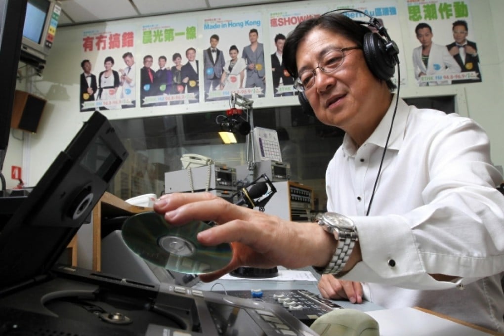 Before his ascent through RTHK's management, Cheung Man-sun became well known for spinning Cantopop discs in the 1980s and helping to popularise the local musical genre. Photo: Edward Wong
