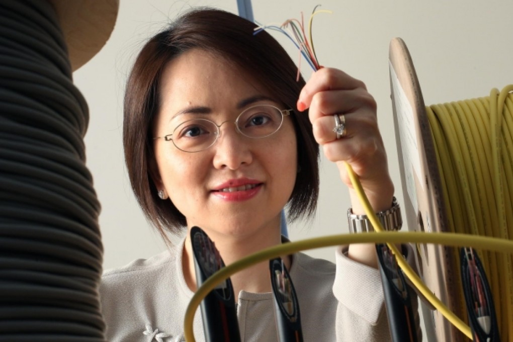 Jennifer Tan, Hutchison Global Communications' managing director, says upgrading the backbone network will be the firm's focus this year. Photo: Dickson Lee