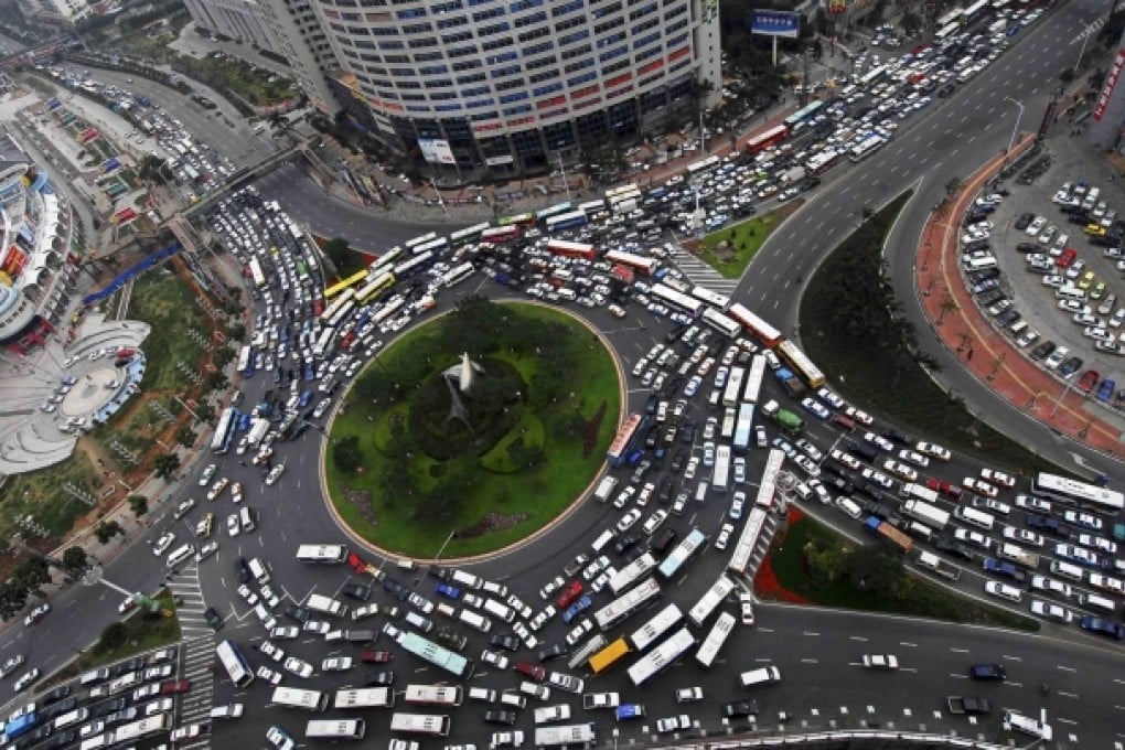 Xiamen: the most cars