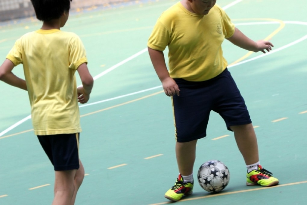 12 to 14 per cent of children in Hong Kong are considered obese.