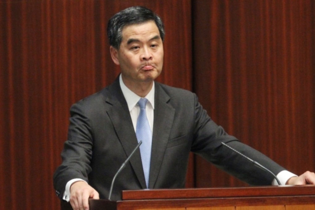 Chief Executive Leung Chun-ying. Photo: David Wong