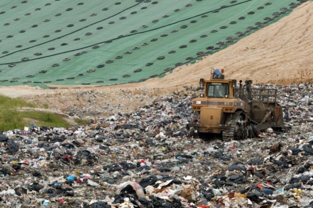 One of the landfills in Tuen Mun