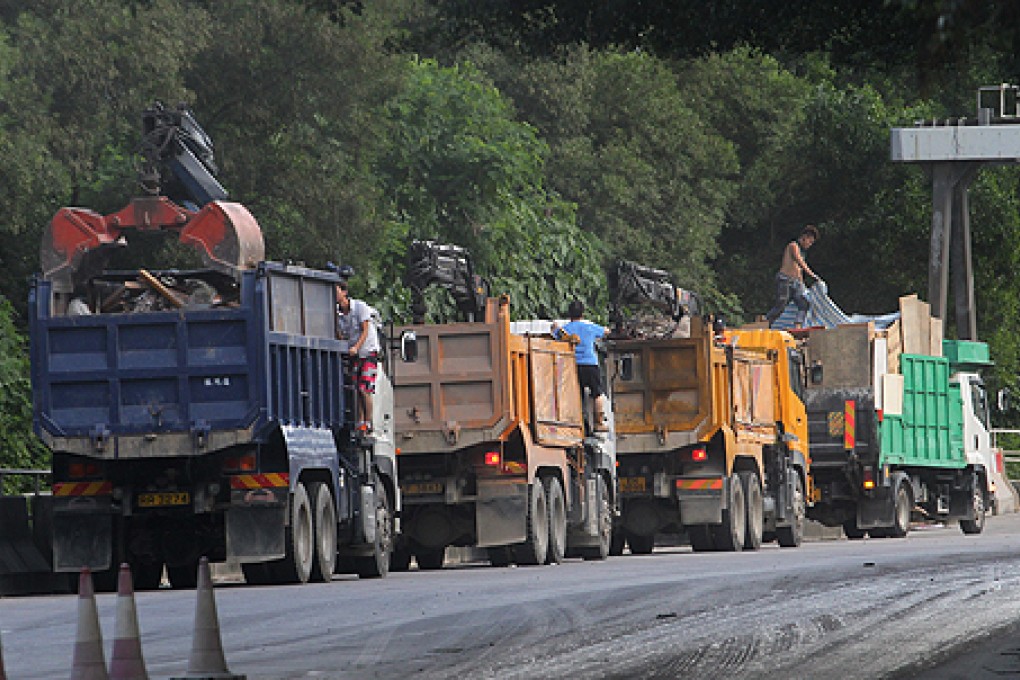 The South East New Territories Landfill at Tai Chik Sha in Tseung Kwan O. Photo: Felix Wong