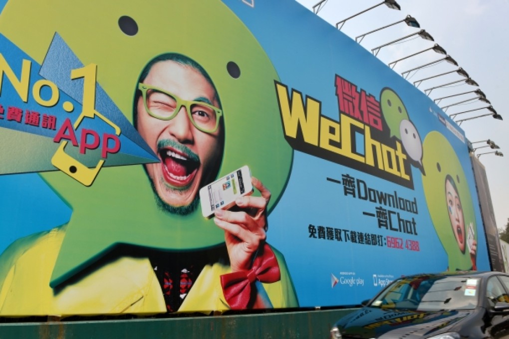 Registered users of WeChat exceeded 300 million at the end of 2012. Photo: SCMP