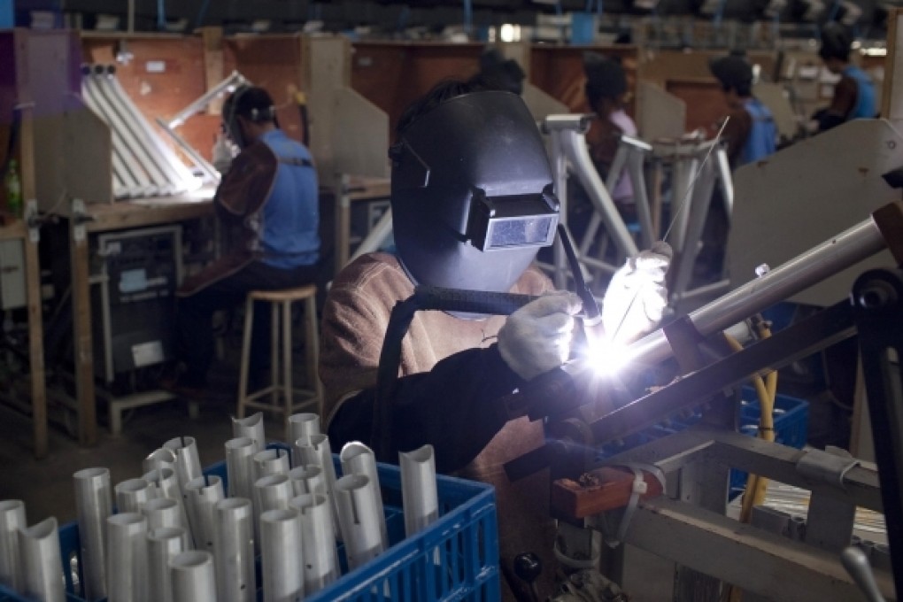 Bicycle maker Giant is one of the companies tapping Taiwan's engineering talent as the mainland's labour supply tightens. Photo: Bloomberg