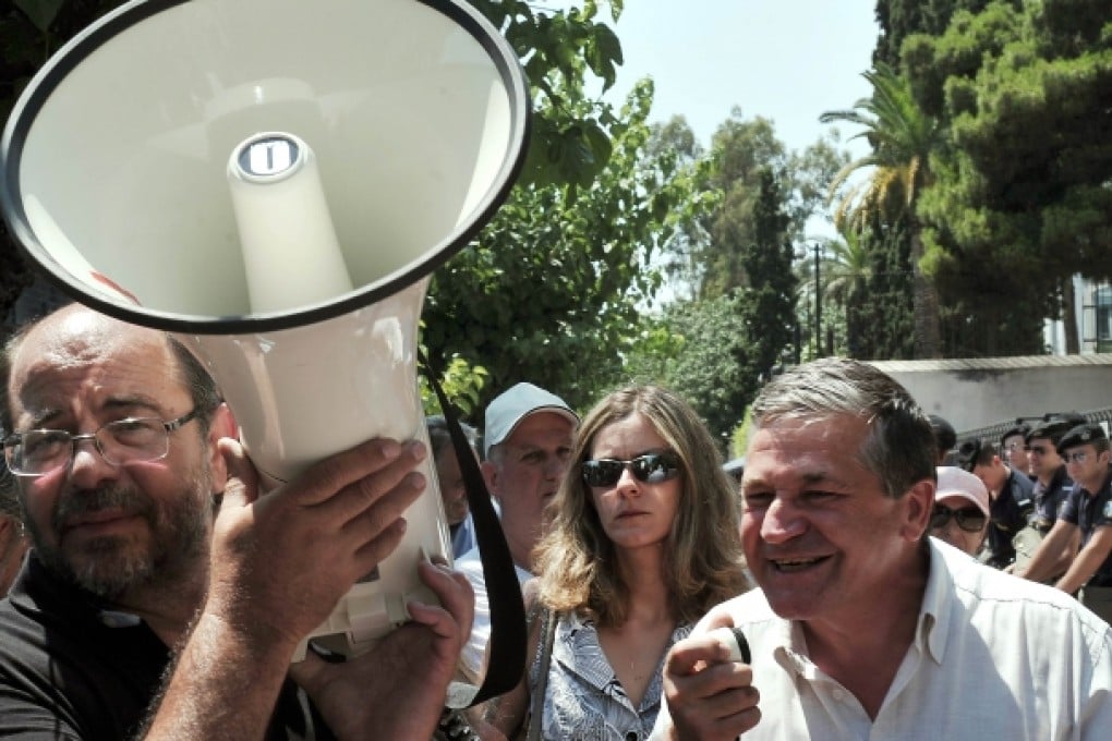 Greek protestors demonstrate against government job cuts on Wednesday in Athens. EU leaders in Brussels are holding a two-day summit on Thursday to tackle surging youth unemployment. Photo: AFP