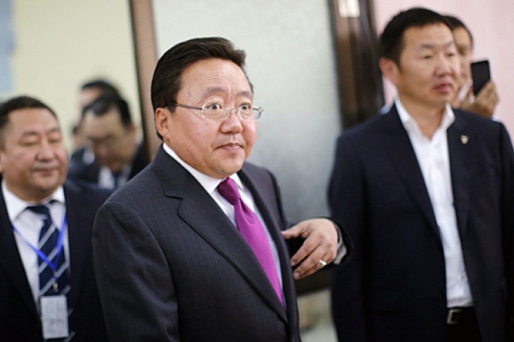 Harvard-educated Elbegdorj Tsakhia has won a second presidential term. Photo: Reuters