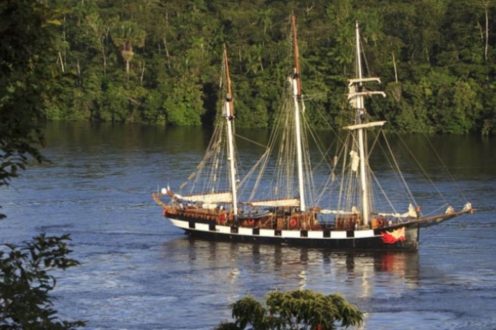 File photo of a schooner. Photo: AFP