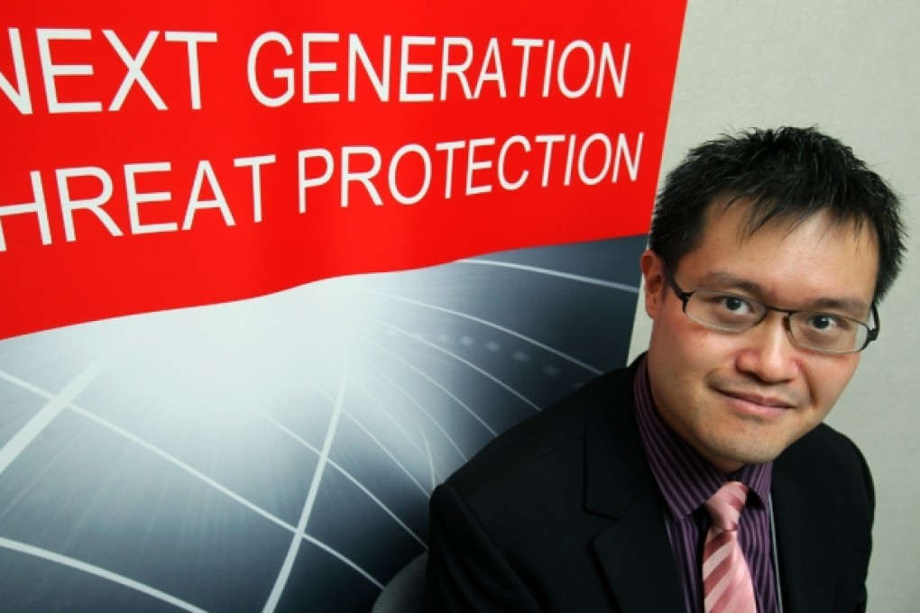 Matthew Wong Yun-lam, a security consultant for internet security firm FireEye. Photo: SCMP