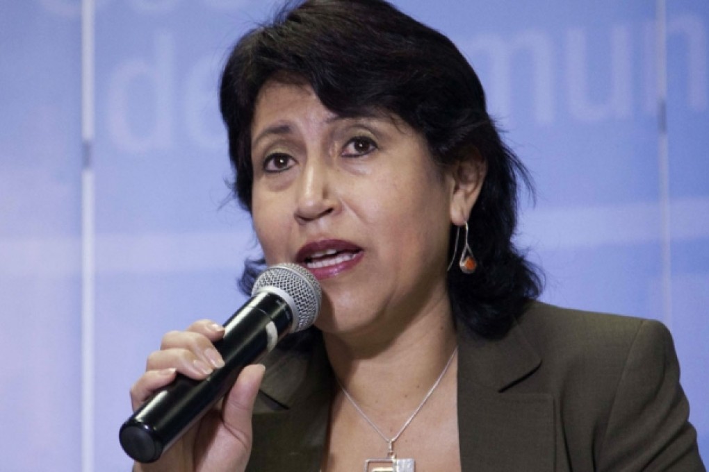 Betty Tola, Ecuador's National Secretary of Political Affairs. Photo: Reuters