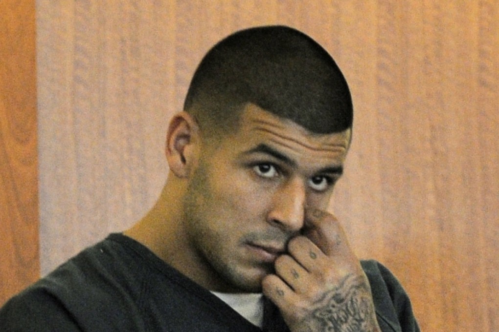 Aaron Hernandez. Photo: AP