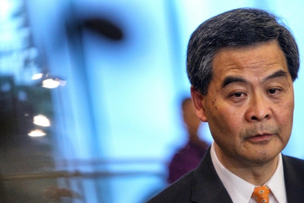 Chief Executive Leung Chun-ying. Photo: David Wong