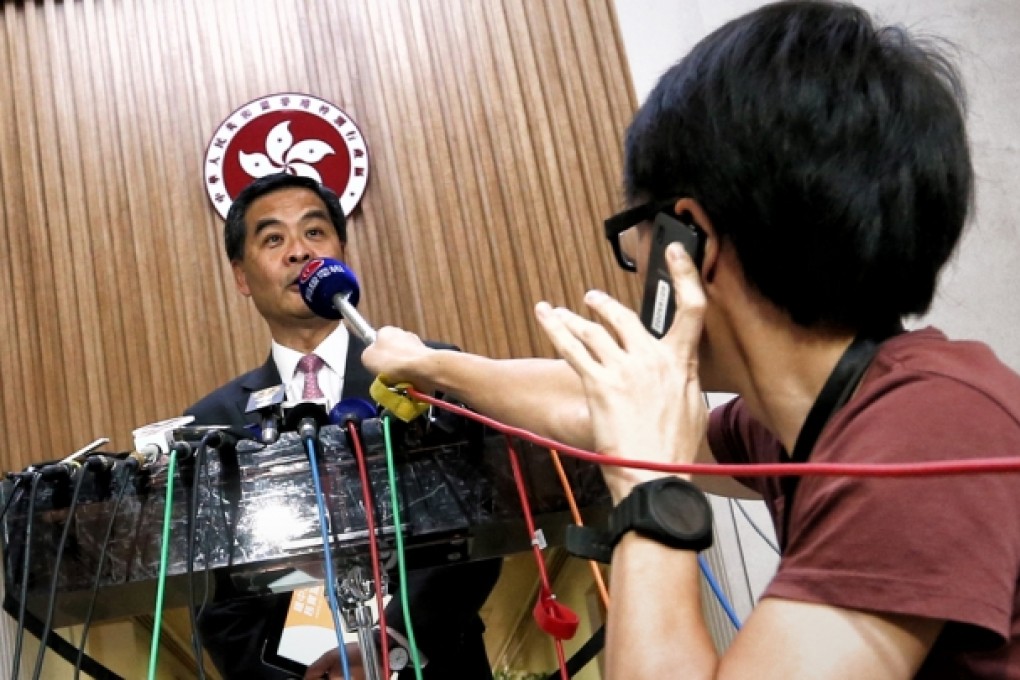 Chief Executive Leung Chun-ying. Photo: SCMP