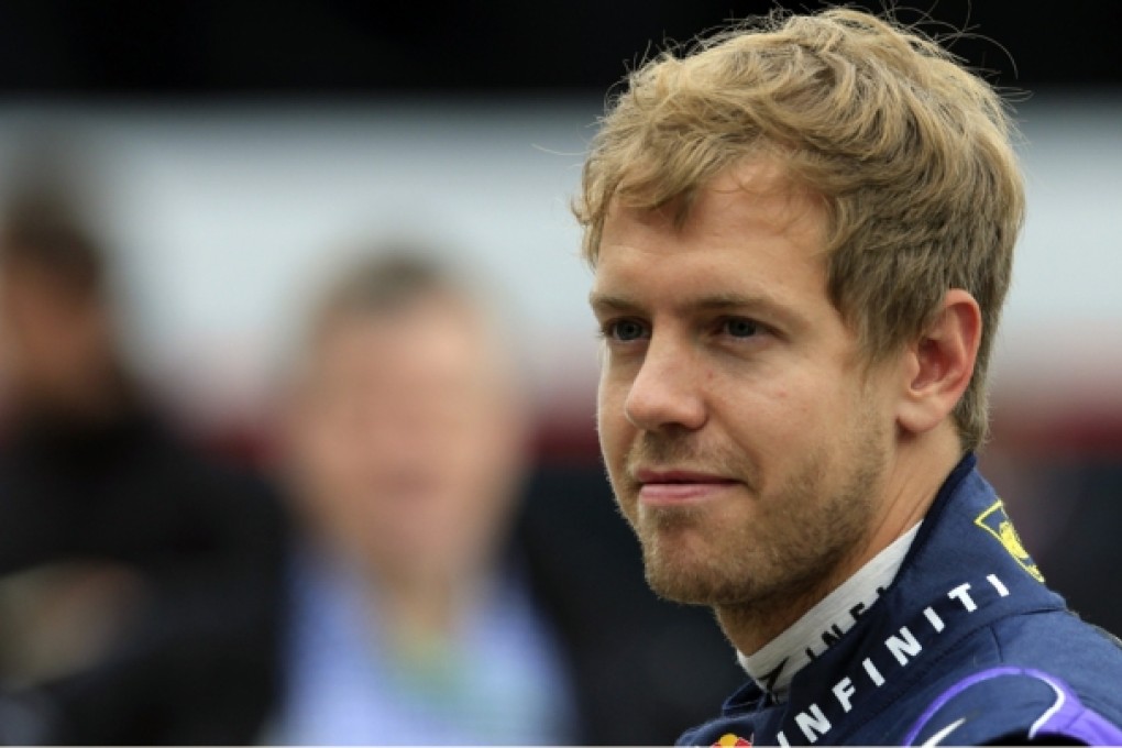 German Formula One driver Sebastian Vettel. Photo: AFP