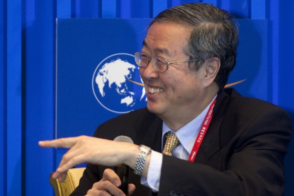 Zhou Xiaochuan is comfortable with slow growth. Photo: Bloomberg