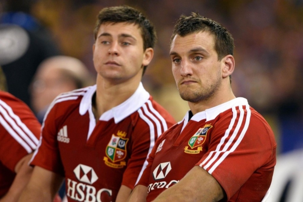 Sam Warburton (right) could miss the decider. Photo: AFP