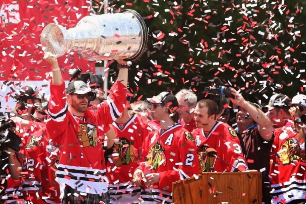 Chicago Blackhawks victory parade and rally. Photo: AFP