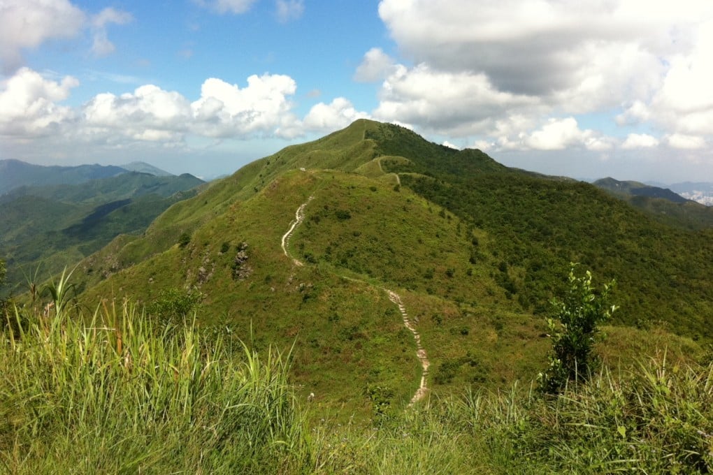 The eight peaks on Pat Sin Leng tops off a challenging course for the inaugural The North Face 100 Hong Kong trail race. Photo: Jeanette Wang