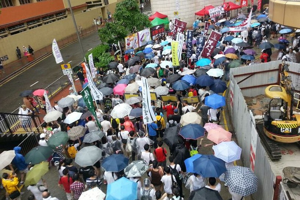 Call for 'one person, one vote' rings loud and clear at July 1 march in Hong Kong