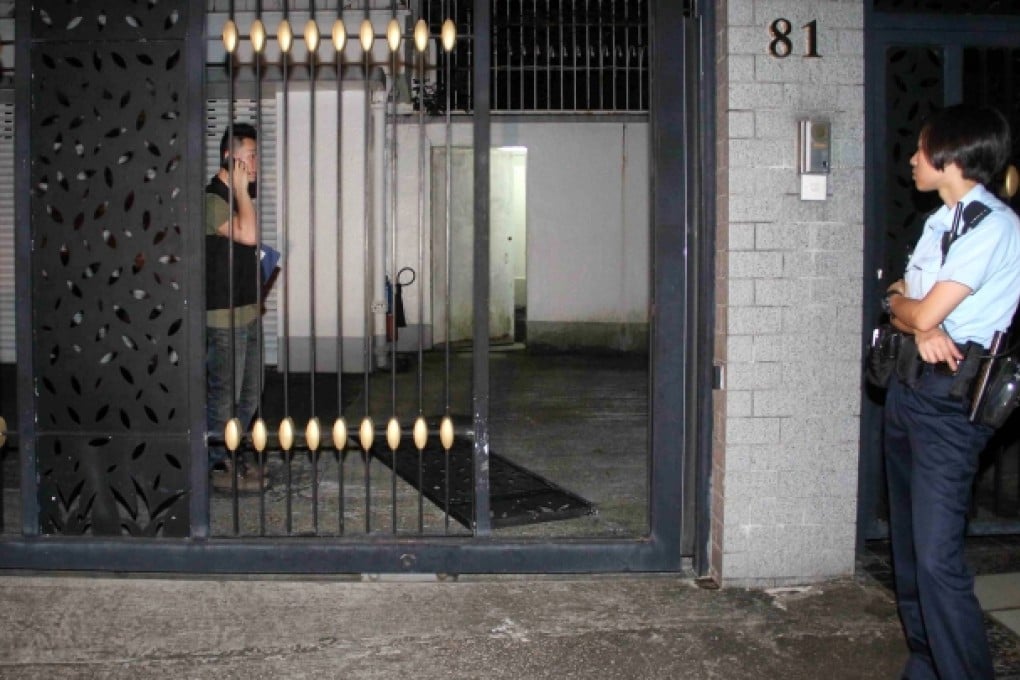 A car rammed into the gate of Next Media Chairman Jimmy Lai's house on June 19.