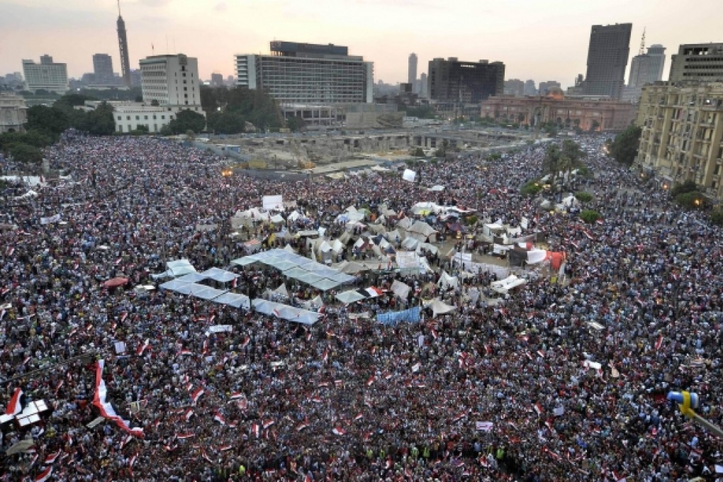 Demonstrators fill Tahrir Square. Photo: AFP