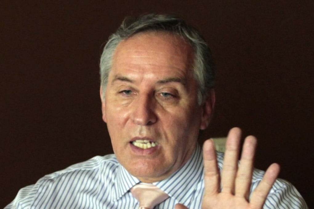 HKND spokesman Ronald MacLean Abaroa. Photo: AFP