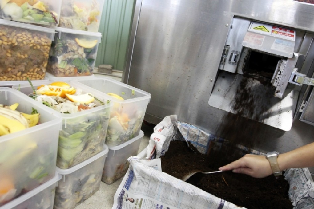 A leftover recycling campaign in Cheung Chau. Photo: May Tse