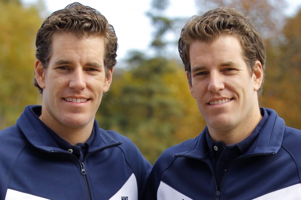 Cameron (left) and Tyler Winklevoss. Photo: Reuters