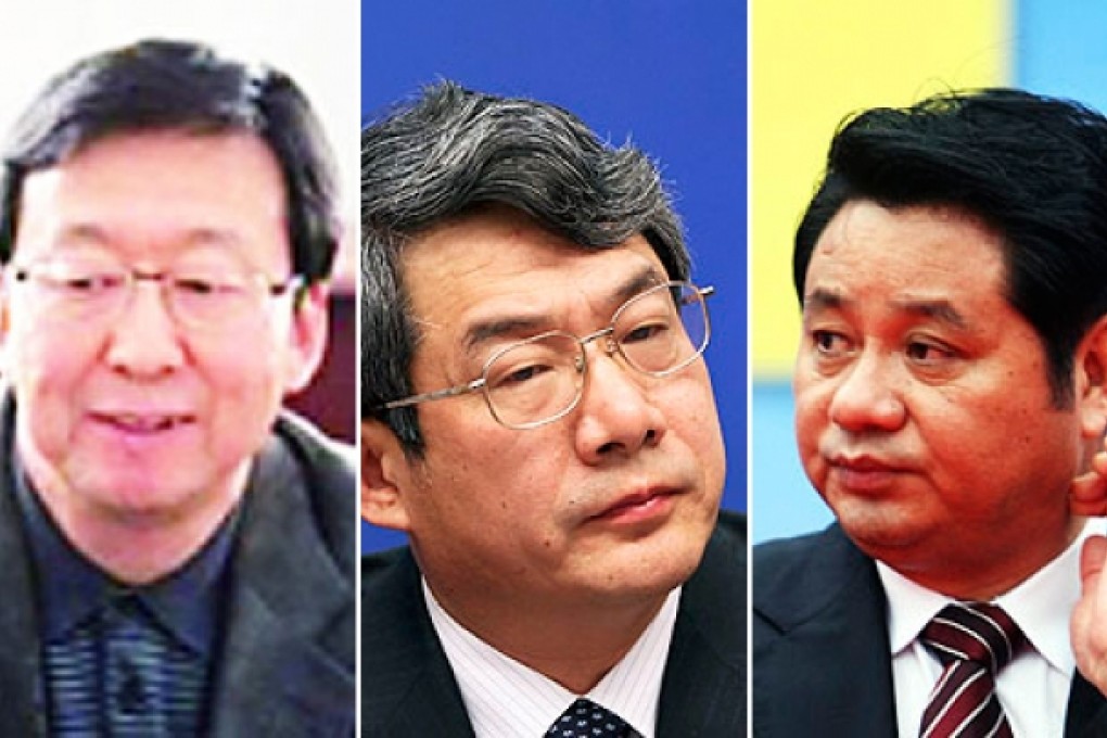 Wang Suyi, Liu Tienan and Ni Fake. Photos: SCMP Pictures, Reuters, AP