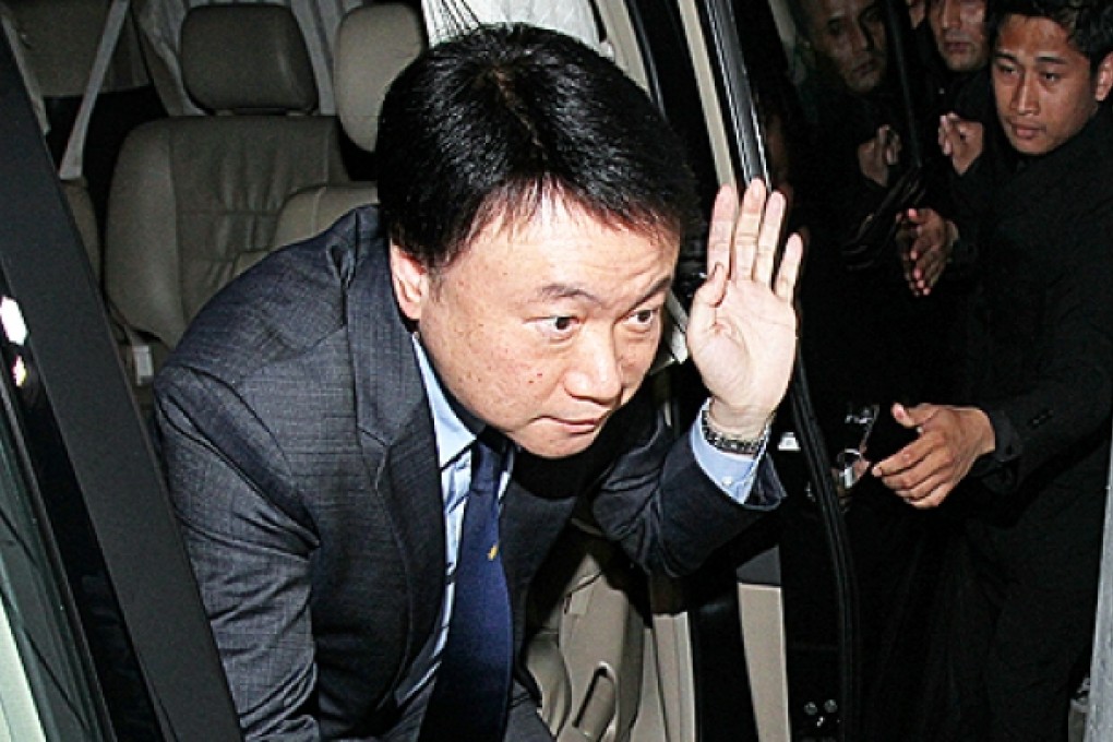 Steven Lo Kit-sing at the Court of First Instance in Macau. Photo: Dickson Lee