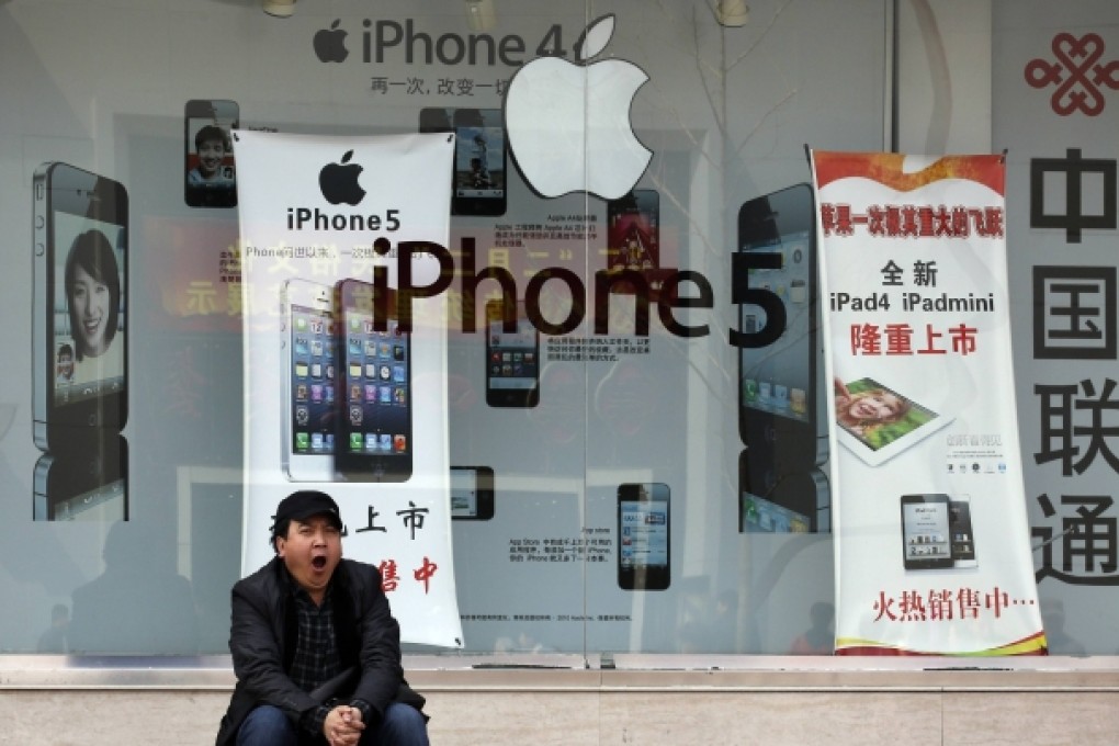 Released last September, the iPhone 5 is getting old, but an update isn’t expected until later this year. Photo: Reuters