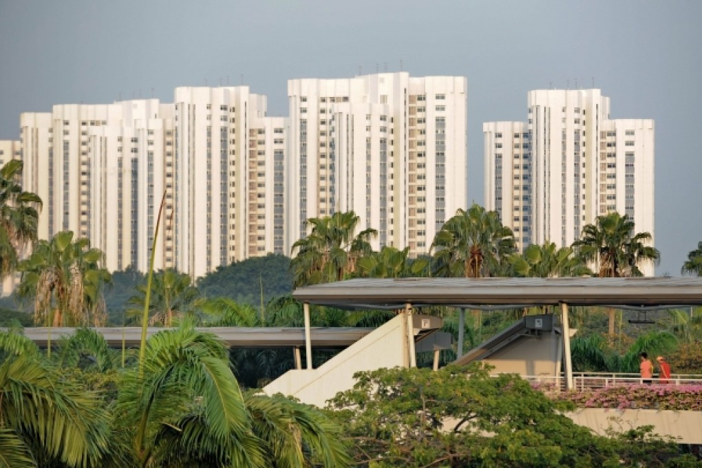 Private residential apartments in Singapore. Photo: AFP