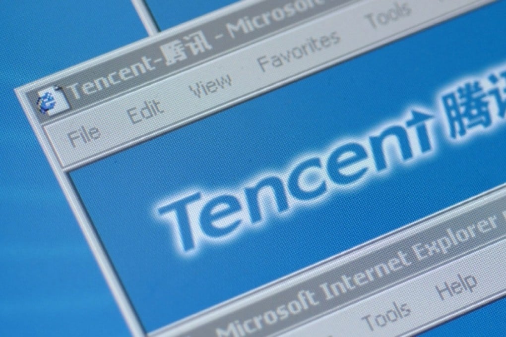 Tencent steps up appeal for apps. Photo: Bloomberg