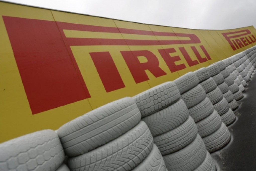 Formula One tyre maker Pirelli. Photo: Reuters