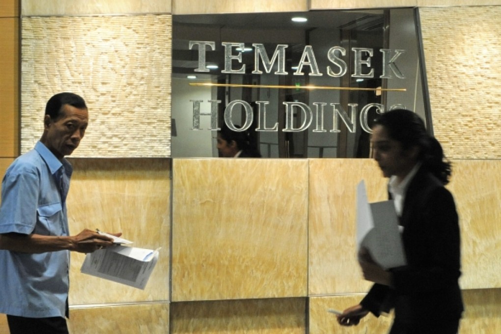 Temasek Holdings said it does not expect a prolonged credit crunch in China. Photo: AFP