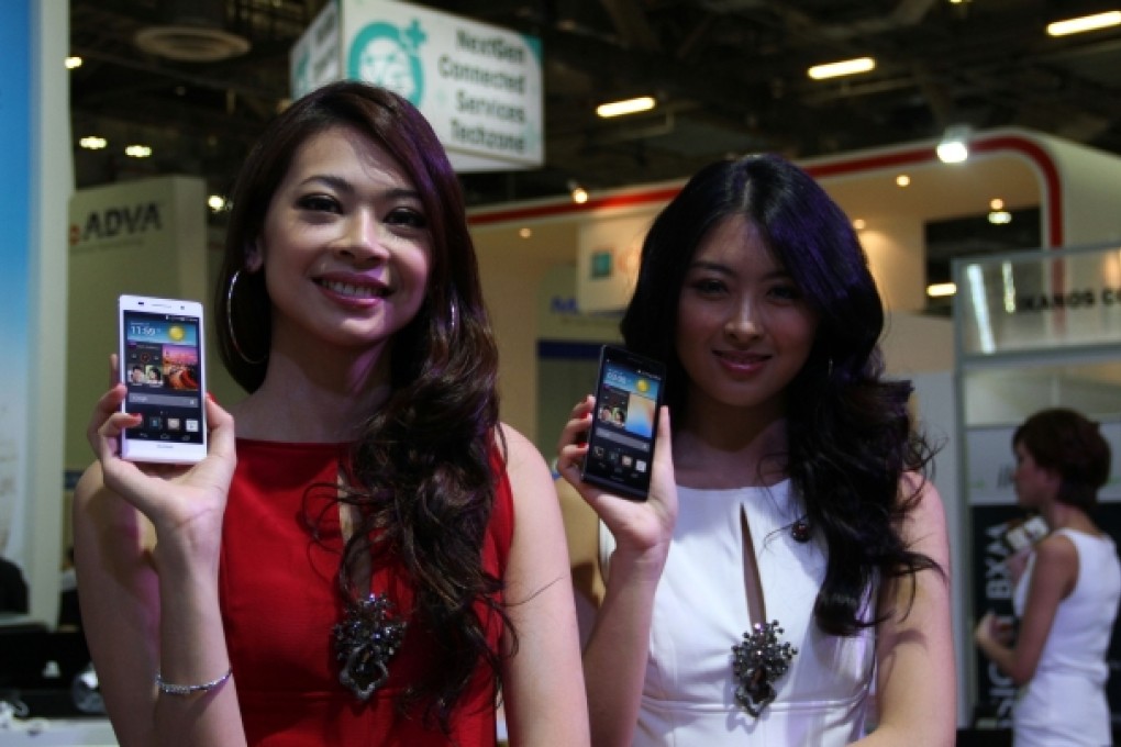 Last month Huawei unveiled the Ascend P6, marketing it as the thinnest smartphone in the world. The emergence of home-grown Chinese tech companies like Huawei and ZTE is transforming the market for chips. Photo: Xinhua