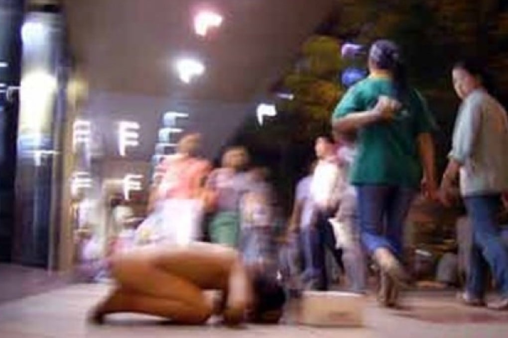 A photo of the four-year-old that went viral on Sina Weibo on Wednesday. Photo: Screenshot