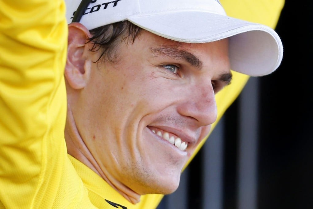 Daryl Impey, of Orica Greenedge, is the first South African and African to don the yellow jersey on the Tour de France. Photo: EPA