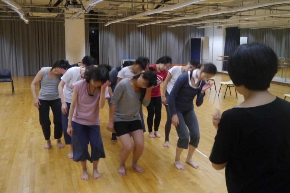 Passoverdance members rehearse a performance that examines different interpretations of friendship. Photos: Brian Hung Kwong-yin