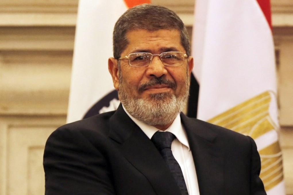 Mohammed Mursi, the first democratically elected Egyptian President now removed from power by the military.